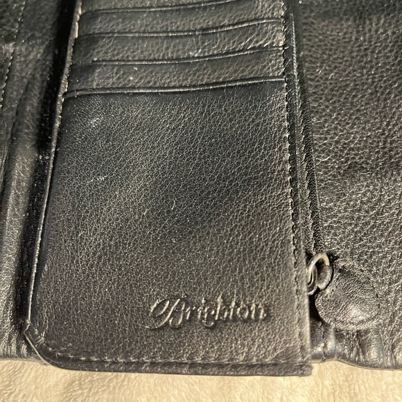 Brighton, pebble, black, leather, large wallet. - Picture 4 of 10
